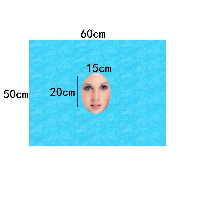 Disposable Mask Blue - 50 pz Usa E Getta Tende