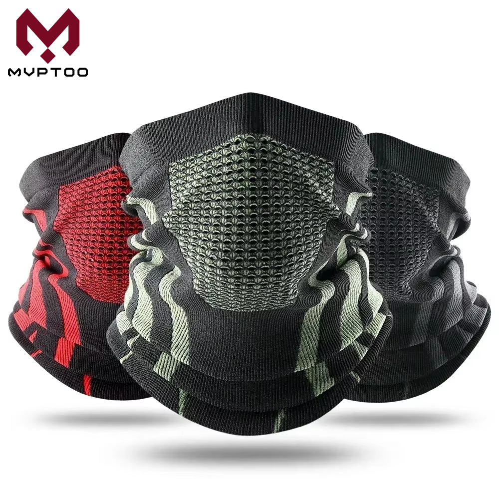 Neck Gaiter Face Cover - Anello invernale Tubo morbido Bandana Maschera