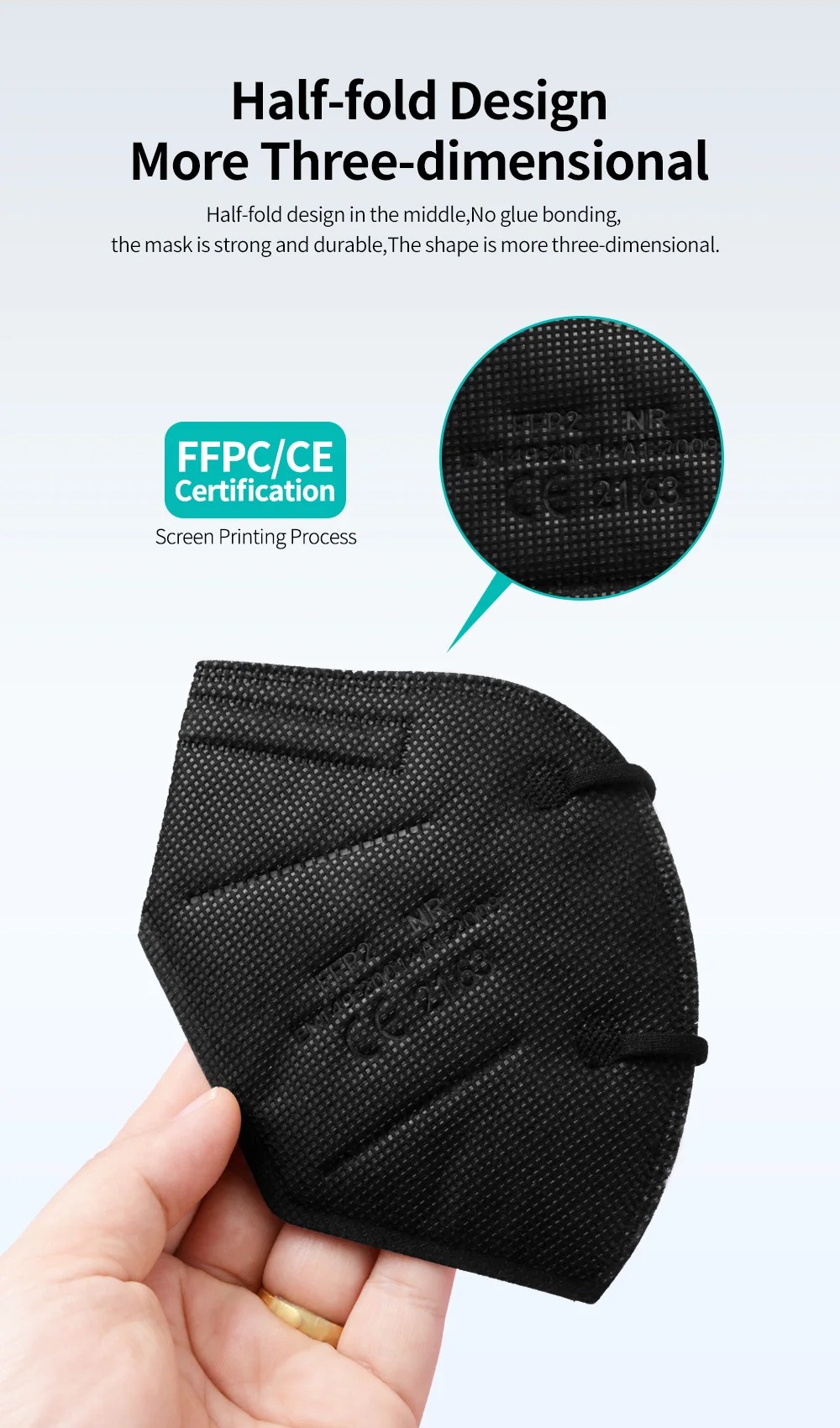 Mascherine FFP2 a 5 Strati App - Disposable Mask Blue recensione e prezzo