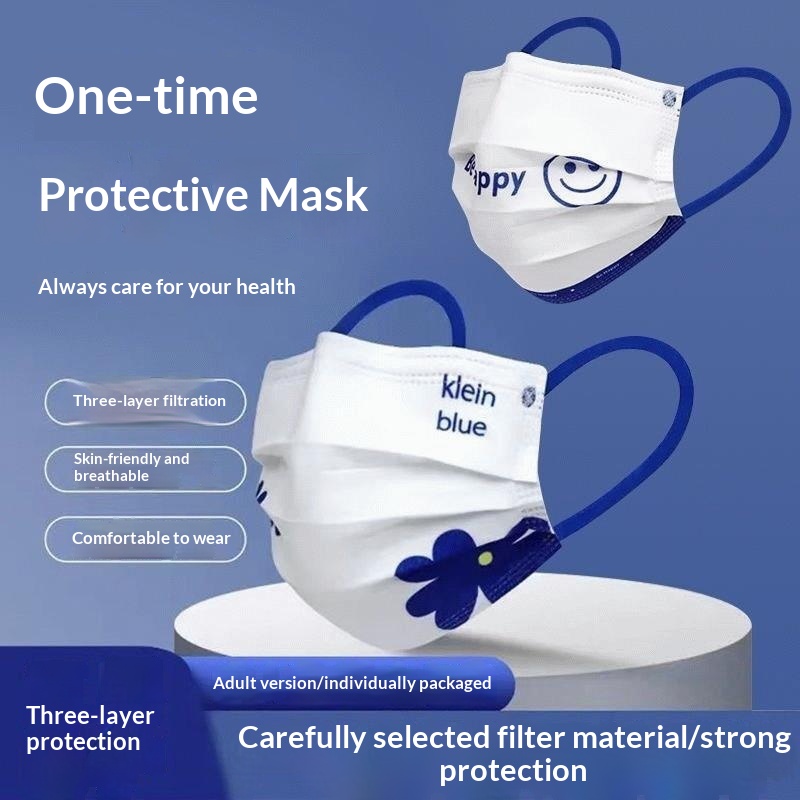 Maschera monouso blu Klein di  - Disposable Mask Blue recensione e prezzo