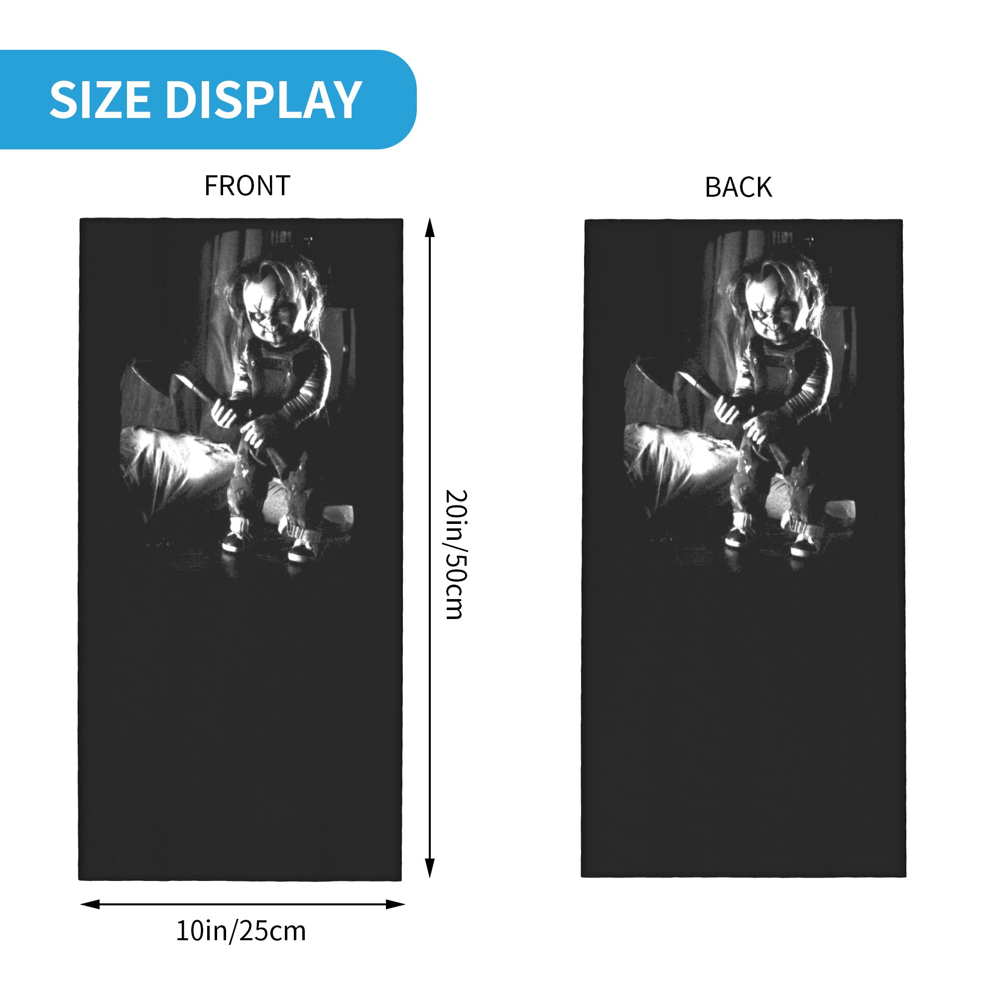 Bandana Personalizzata Chucky, - Neck Gaiter Face Cover recensione e prezzo